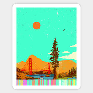 GOLDEN GATE Sticker